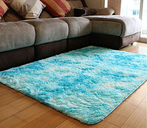 Pagisofe Fuzzy Abstract Area Rugs For Bedroom Living Room Import It All