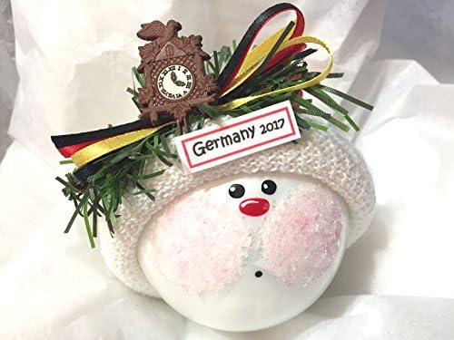 Germany Souvenir German Cuckoo Clock Christmas Ornament Hand Painted Hand Made Personalized and Themed by Townsend Custom Gifts - 509