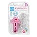 MAM I Love Daddy Design Collection Pacifier Clip (2-Pack), Clips for Pacifiers with Fasteners and Flexible Rings, Baby Pacifier Clips for Girls, Designs May Vary