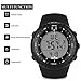 PALADA Men's Outdoors Sports Digital Wrist Watch Waterproof Tactical Watch with LED Backlight