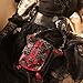 Punk Women Men Skull Waist Bags Vintage Crossbody Motorcycle Leather Leg Bag