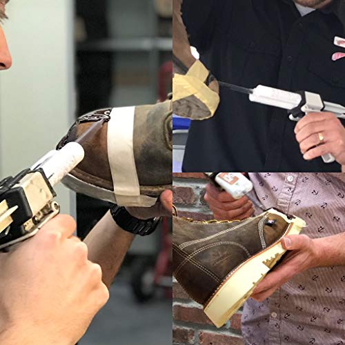Tuff Toe Work Boot Repair Kit (TAN) TUFF Gun APPLICATOR & Boot Bundle