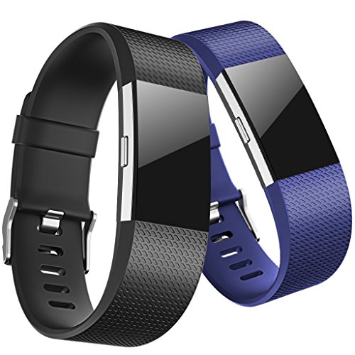 For Fitbit Charge 2 Bands Wristbands CreateGreat Silicone Replacement Charge 2 Accessory Original Color Print Pattern Bands Strap for Large or Small Size