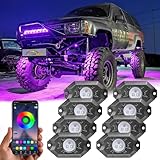 YCHOW-TECH Rock Lights for Trucks, 8 Pods Rock