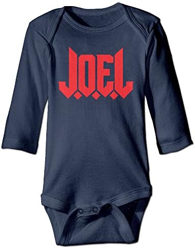 ZHEME JOEL Logo Long Sleeve Romper Vest For 6-24 Months Boys Girls