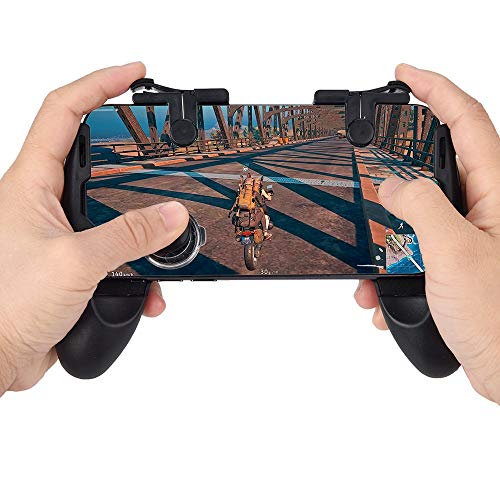HIGHMIGOU Gaming Joystick Handle Holder Controller Mobile Phone+Shooter for PUBG Fortnite (Holder+Shooter, Samsung S7/S7 Edge) (Clear) - Thumbnail 5
