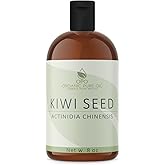 Kiwi Seed Oil - 8 oz - 100% Pure, All Natural, Cold Pressed, Unrefined, Premium Grade Carrier Oil Perfect for Hair, Skin, Scalp, Body Care Vegan Moisturizer, DIY, Cosmetics - Packaging May Vary