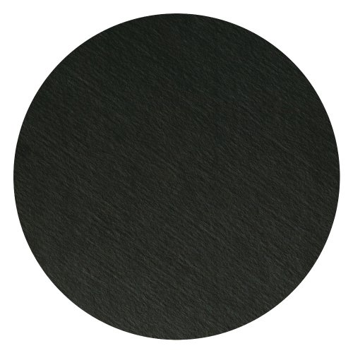Hoffmaster 876107 Round Two-sided Coaster, 4" Black (Pack of 500)