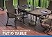US Weight Durable 50 Pound Umbrella Base Designed to be Used with a Patio Table (Topaz)