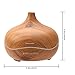 Ominihome Essential Oil Diffuser 300ml Cool Mist Humidifier Ultrasonic Aroma Diffuser, Waterless Auto Off, Wood Grain, Brightness Adujstable, Birthday Gift (Wood Grain)