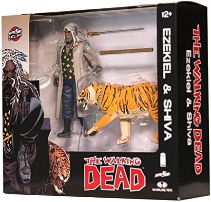 Skybound Entertainment The Walking Dead Ezekiel & Shiva All Out War Action Figures