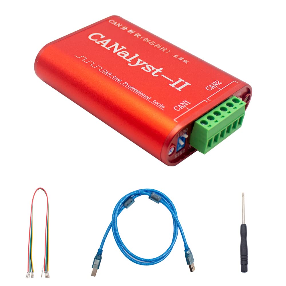 CANalyst-II USB to CAN Analyzer CAN-Bus Converter Adapter, Compatible with ZLG USB to CAN