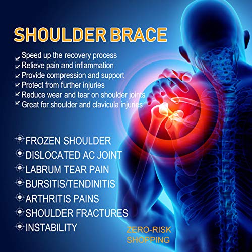 Shoulder Brace for Torn Rotator Cuff Unique Patented Ergonomic
