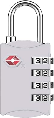 Amazon Co Jp Zhege Tsaロック 4桁ダイヤル式 南京錠 暗証番号 海外旅行用鍵 ジムロッカー荷物バッグ用ロック 日本語説明書 シューズ バッグ