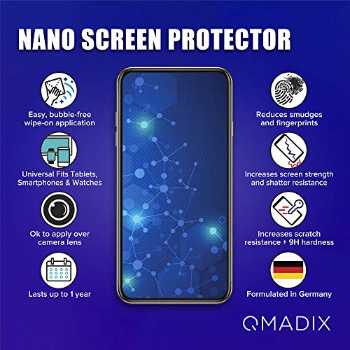 QMADIX Invisible First Defense Nano Liquid Glass Screen Protector