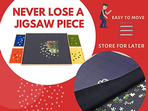Portable Puzzle Board Storage Table Quality Jigsaw Puzzle