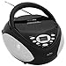 HANNLOMAX HX-326CD Portable CD/MP3 Boombox, AM/FM Radio, USB Port for MP3 Playback, Aux-in, LCD Display,AC/DC Dual Power Source (Black)thumb 4