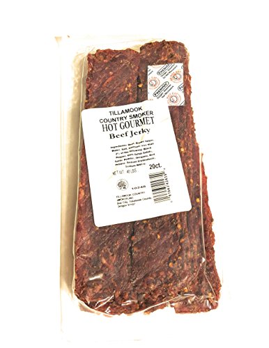 TILLAMOOK JERKY 100% BEEF 20 CT. STRIPS .48 LBS. (HOT GOURMET)