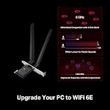TP-Link Archer TXE72E AXE5400 WiFi 6E PCIe Card with Bluetooth 5.3, 2 Antennas view 3