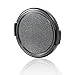 CamDesign 55MM Sides Pinch Snap-On Front Lens Cap/Cover for Canon, Nikon, Sony, Pentax all DSLR lenses + CamDesign Wristband Lens Focus Ring