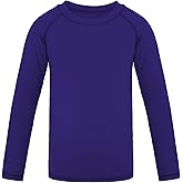 Auranso Boys Rash Guard Swim Shirt UPF 50+ Long Sleeve Sun Protection Quick Dry Shirt