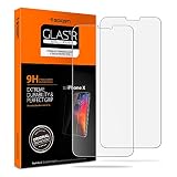Spigen Tempered Glass Screen Protector Designed for iPhone Xs (2018) / iPhone X (2017) (2 Pack) - Sensor Protection