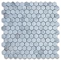 Calacatta Gold Italian Calcutta Marble Hexagon Mosaic Tile 1 inch Honed