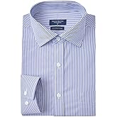 Year In Year Out Wrinkle Free Dress Shirt for Men Regular Fit Long Sleeve Wrinkle Resistant Shirt