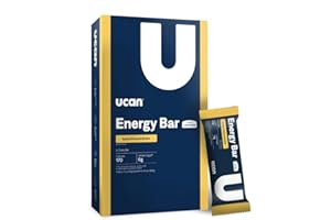 UCAN Energy Bars | Low Sugar, Low Calories | Gut Friendly, Caffeine-Free, Vegan, Non-GMO, No Soy, Keto Friendly | Running, Cycling, Fitness, Pre & Post Workout | Salted Peanut Butter 12 Count