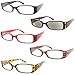 Fiore 5 Pack Spring Hinge Reading Glasses for Men and Women [1.00]
