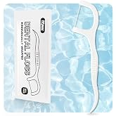 150 Count Dental Flossers Each Individually Wrapped, Floss Singles Bag, Travel Hotel Restaurant Office Car Dental Floss, Floss Picks Oral Care Teeth Clean Flat Wire