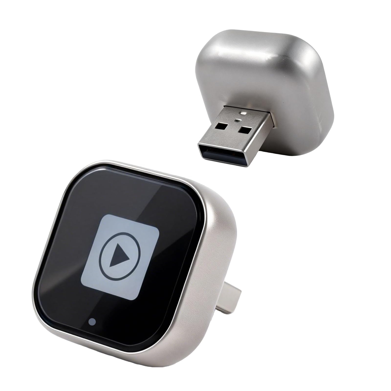 Photo 1 of [2026 Upgrade] 2-in-1 Wireless CarPlay and Android Auto Adapter, Plug & Play, 5GHz Dual-Band Zero Latency, with USB/USB-C Converter, for iPhone/Android, Compatible with 99% Cars