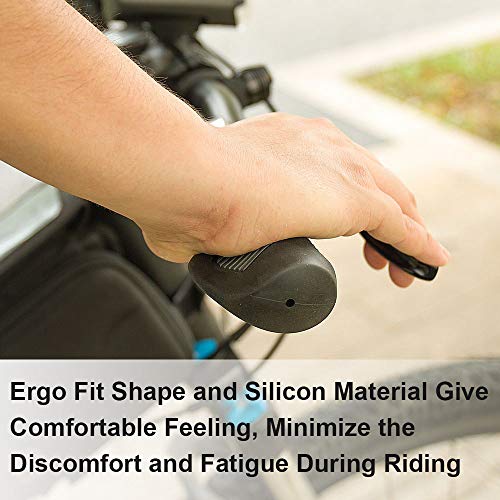 image for LX LERMX Bike Handlebar Grips, LERMX Lock-on Bicycle Grips Handle Bar 