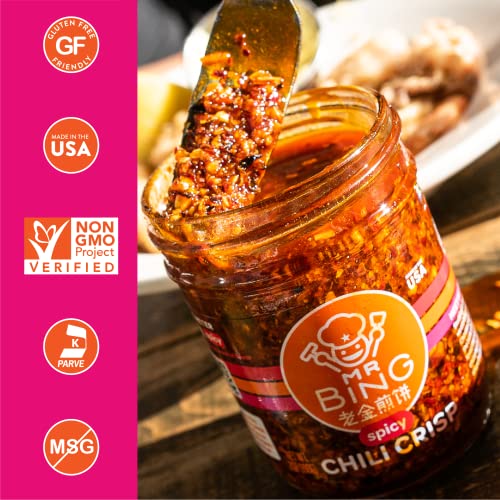 Mr Bing Chili Crisp Variety Pack Spicy & Mild Delicious & Flavorful