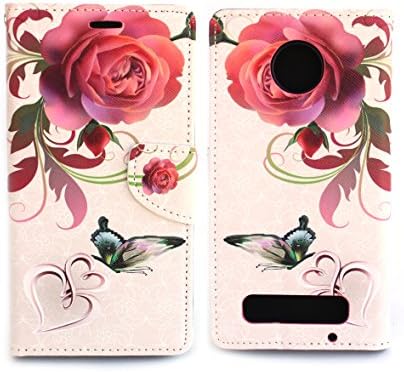 Arbuda Fancy Printed Designer Leather Flip Wallet Back Cover Case for Motorola Moto Z Play