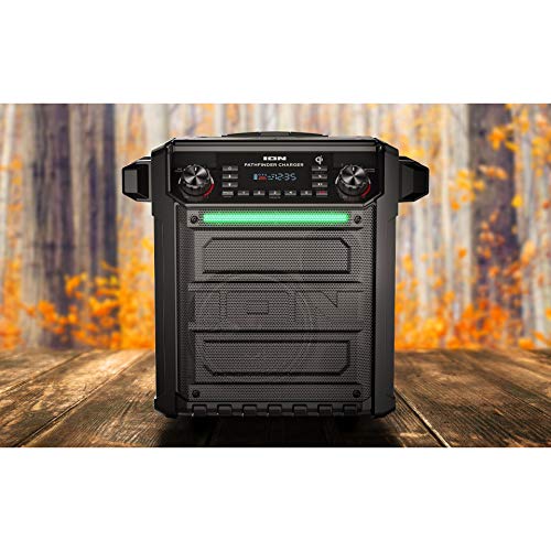 Ion Audio Pathfinder Charger, Bluetooth Portable Speaker with Wireless