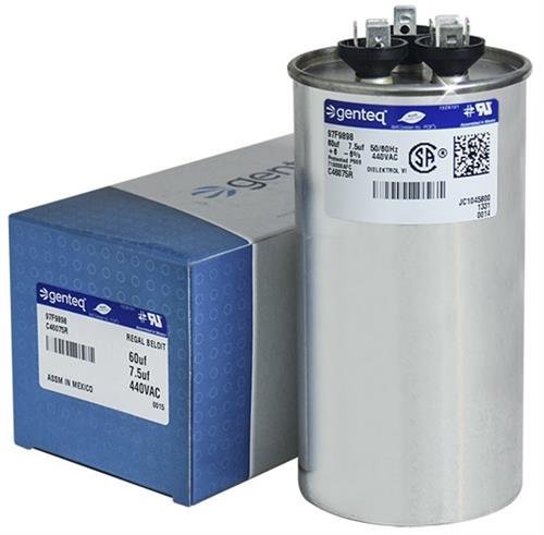 Upgraded Replacement For Lennox Armstrong Ducane Round Capacitor 60/7.5 440 Volt 89M85 89M8501