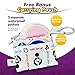 Best Organic Nursing Pads | Washable, Super Soft & Hypoallergenic | 12 Bundle Pack with Daytime and Overnight Protection in One Box + Laundry Bag + Carrying Pouch with Waterproof Pockets