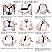 Aroamas Posture Corrector for Women & Men, Relieves Upper Back & Shoulders Pain, Corrects Slouching, Hunching & Bad Posture, Clavicle Support Adjustable Brace, Chest 28