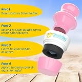 Solar Buddies Sunscreen Applicator Duo - Full Blue & Pink, 100ml Travel view 4