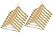 Whitmor GRADE A Natural Wood Suit Hangers (Set of 16)