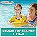 SwimSchool Heavy Duty, Swim Trainer Tube Vest for Toddlers & Young Kids, Pool Float, Learn-to-Swim, Adjustable Safety Strap, Yellow, Light Yellow (SSO10166YL)