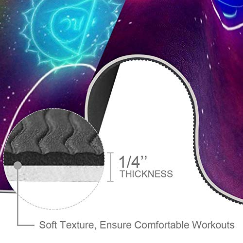 TIZORAX-Human-System-Of-Chakras-Yoga-Mat-Non-Slip-Fitness-Exercise-Mat-Workout-Mat-for-Yoga-Pilates-and-Floor-Exercises-72-L-x-24-W