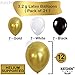 KATCHON 031 2019 Decorations-Large Size, Gold, Black and White Latex Graduation Balloons