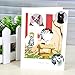 200 Pcs Realistic Cute Cat Stickers Kitten Roll Sticker for School