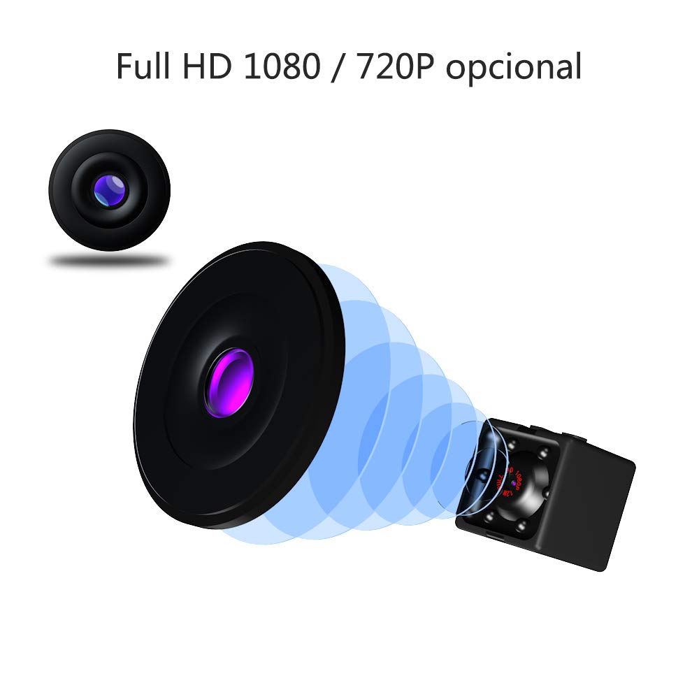 Videocamere di sorveglianza registrazione video e rilevamento del movimento  per casa Full HD 1080P Portatile Piccola videocamera HD con visione notturna  auto drone Supoggy Mini Hidden Spy Camera ufficio e uso esterno
