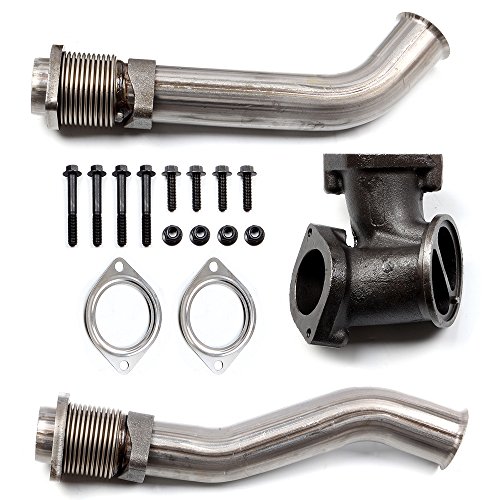 Buy ECCPP Power Stroke Turbo Diesel Exhaust Up Pipes for 9902 Ford F