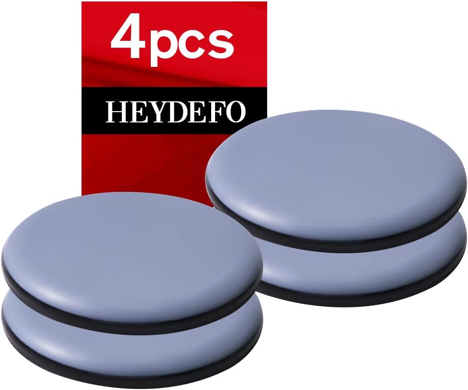 Furniture Sliders For Carpet And Hardwood Floors Adhesive Furniture Glides Self-Stick Furniture Sliders pads (round65mm, 4)