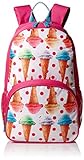 Trailmaker Big Girls Ice Cream Photo Real Backpack, Pink, One Size