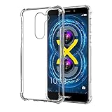 SPARIN Honor 6X Case, [2 Pack] Soft TPU Case for Huawei Honor 6X 2017 with [Corner Protection] [Crystal Clear] [Scratch Resistant]